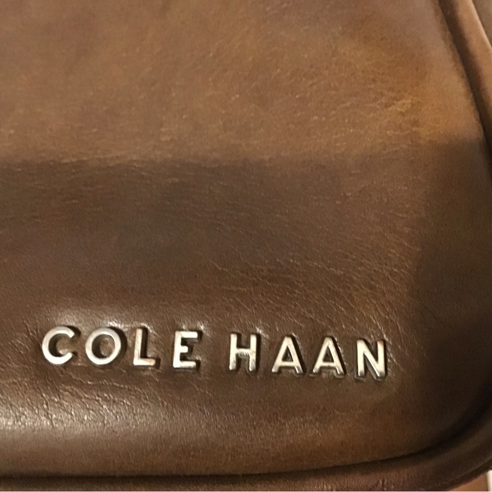 Cole Haan Brown Leather Briefcase - Picture 14 of 14